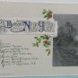 Antique 1912 New Year Postcard by John Winsch Germany Divided Posted Embossed