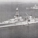 USS Houston CA 30 Battleship Real Photo Postcard Official U.S. Navy NEW