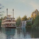 Disneyland Postcard Mark Twain Rivers of America Unposted Unused Divided USA