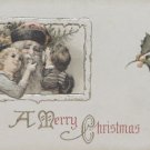 1914 Antique Christmas Postcard Santa Claus John Winsch Embossed Posted Germany