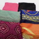 Lot of Vintage Ladies Scarves 100% Silk 100% Polyester Paoli Avon for Crafts