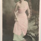 Antique Real Photo Postcard Lianede Vries Unposted Divided