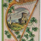 Antique Postcard Saint Patricks Day  Glossy Posted Divided