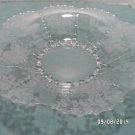 Table Centerpiece Bowl New Martinsville Crystal Footed Meadow Wreath Pattern