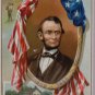 Antique Postcard President Abraham Lincoln posted  Divided Raphael Tuck & Sons