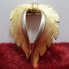 Brooch or Pin Gold Tone Metal by J.J.