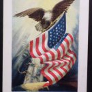 Antique Patriotic Postcard My Flag and Your Flag Unposted Divided