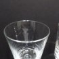 Cocktail Glasses Clear Crystal Stemware Three pcs
