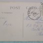 1916 Easter Postcard Rabbit Eggs Basket Posted Divided