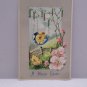 Antique Easter Postcard Yellow Baby Chicks Germany Unposted Divided