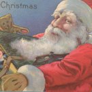 Christmas Postcard Santa Claus Stecher Posted