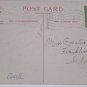 Antique George Washington Postcard Embossed Posted Divided