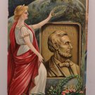 Antique Postcard President Lincoln by Chapman Embossed Divided Unposted