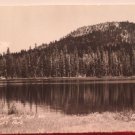 Antique Real Photo Postcard Summit Lake at Lossen Park Divided Unposted
