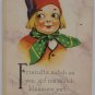 Antique Friendship Postcard Posted Divided Germany