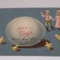 Antique Easter Postcard Yellow Baby Chicks and one Egg Posted Divided