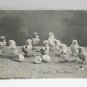 Antique Easter Postcard Baby Chicks Eggs Divided Posted