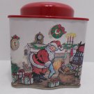 Christmas tin box Santa Claus design