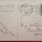 Antique 1910 New year Postcard Germany Embossed Divided Posted