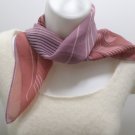 Womens Purple Scarf Wrap Vintage Polyester