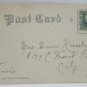 Antique Easter Postcard Cross Embossed Posted Undivided