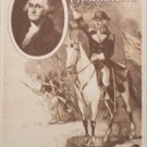 Antique Postcard President George Washington Divided Unposted