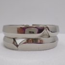 Women's Bangle Bracelet Silver Tone Metal