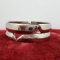 Women's Bangle Bracelet Silver Tone Metal
