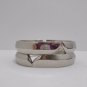 Women's Bangle Bracelet Silver Tone Metal