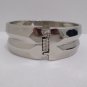 Women's Bangle Bracelet Silver Tone Metal