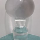 Bottle Stopper for a Liquor Decantor Bottle Clear Color Vintage
