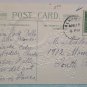 1910 Easter Postcard Blue Floral Cross Winsch Embossed Posted Divided