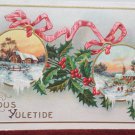 Antique Christmas Postcard Embossed Unposted Divided made in the USA