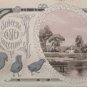 Antique Easter Postcard Chicks Embossed Posted Divided