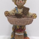 Scarecrow Figurine made of Resin Autume Fall Thanksgiving