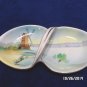 Nippon Cookie Basket with Handle Windmill Country Scene Porcelain