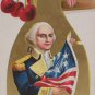 Antique George Washington Postcard Embossed Unposted Divided