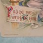 1910 Easter Postcard Christian Winsch Embossed Unposted Divided