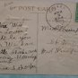1912 Easter Postcard Chicks Egg Embossed Posted Divided