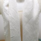 Womens Scarf Wrap Cream Color with Fringe on the Ends Rayon