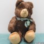 Antique Teddy Bear Miniature Brown Mohair Fur Glass Eyes Wooden Disc Joints