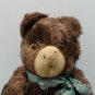 Antique Teddy Bear Miniature Brown Mohair Fur Glass Eyes Wooden Disc Joints