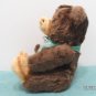 Antique Teddy Bear Miniature Brown Mohair Fur Glass Eyes Wooden Disc Joints