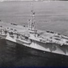 U.S.S. Rendova CVE-114 Military Ship Real Photo Postcard Official U.S. Navy