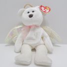 Ty Beanie Babies Halo Bear Born August 31, 1998  Retired  Error made in China