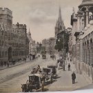 Antique Real Photo Postcard of 45181 Oxford High St  Large 11 1/2" x 9"