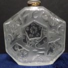 Perfume Bottle Ombre Rose by J.C. Brosseau Clear Frosted Glass made in France