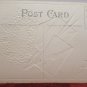 Antique Hebrew New Year Postcard Unposted Divided Embossed