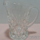 Pitcher Small Clear Crystal Pineapple Pattern  Anchor Hocking