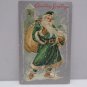 Antique Christmas Postcard Santa Claus in Green Robe Raphael Tuck & Sons